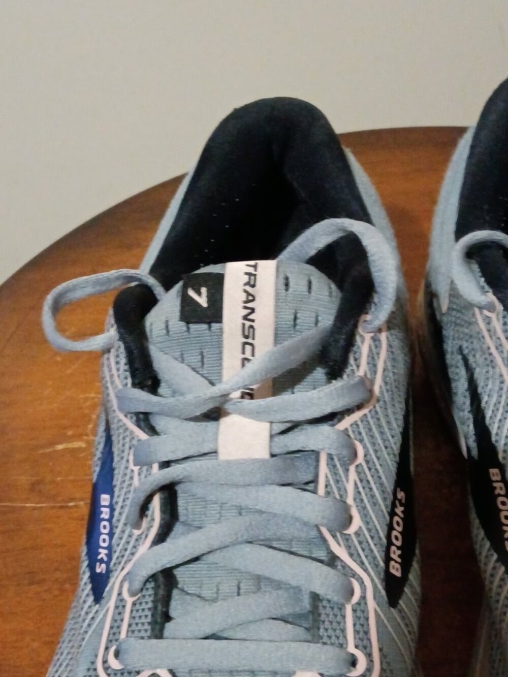 Brooks Womens Transcend 7 1203191B074 Gray Pink Running Shoes Sneakers Size 8 B - Picture 6 of 14